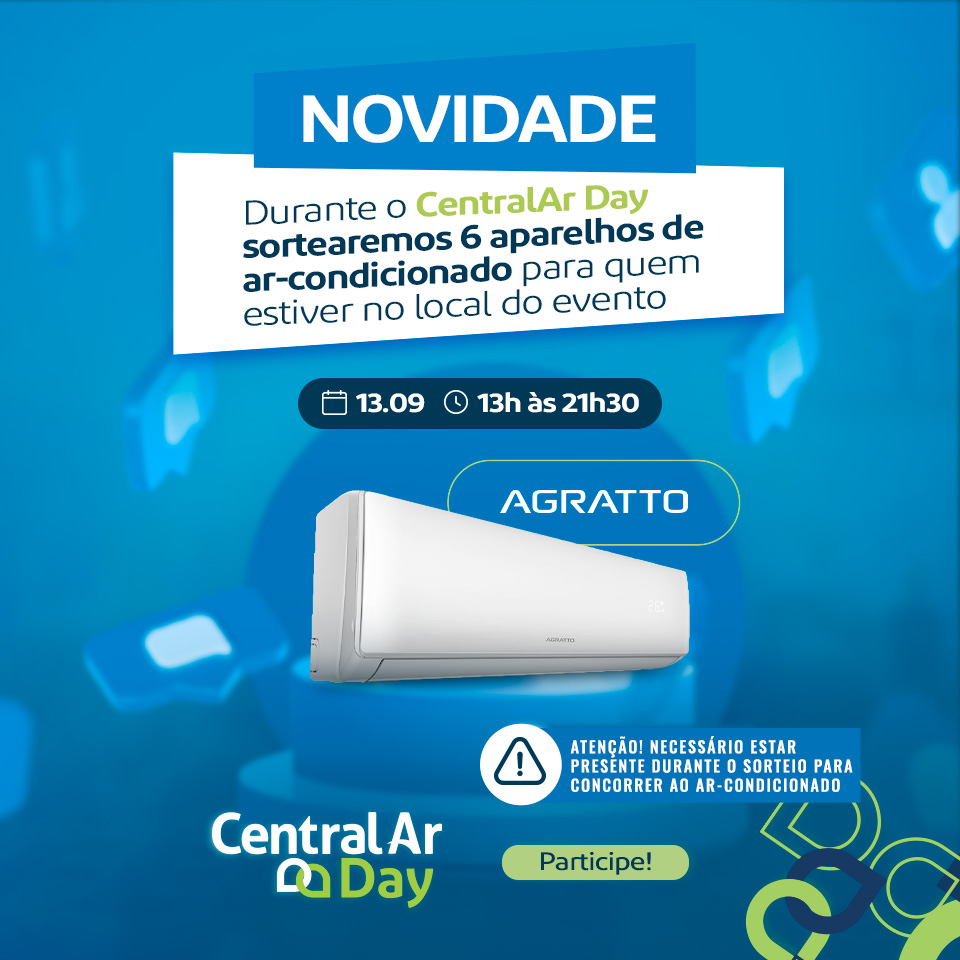 Foto do sorteio de ar-condicionado
